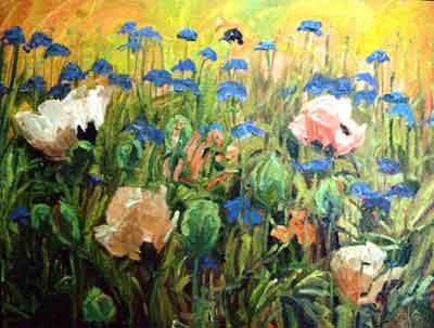 Lady Louise & Cornflowers