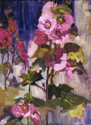 The Summer of the Hollyhocks 2004