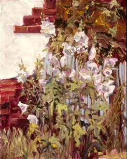 Old Hollyhocks